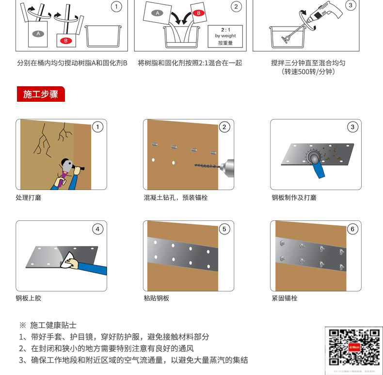 包钢浦东粘钢加固施工过程